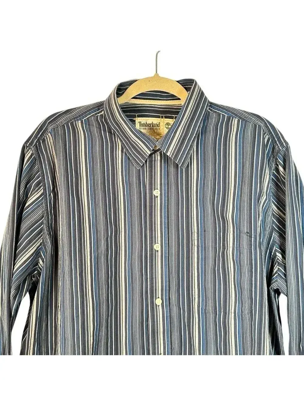 Timberline Dress Shirt X-Large Casual Spread Long Sleeved Work Wear Rugged Chore